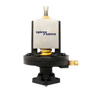 Spirax Sarco 25P Pressure Pilot, Cast Iron, Blue Spring, 20 to 100 psi #3265991