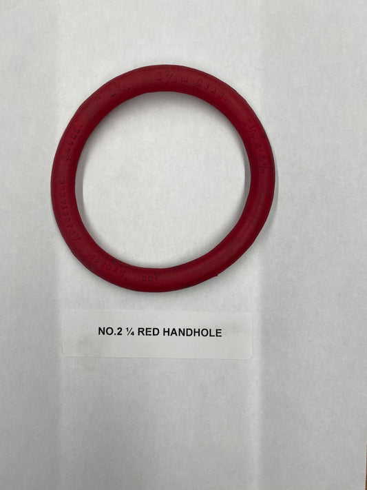 Dunlop No. 2 1/4 Red Rubber Handhole (DUN225BHH)