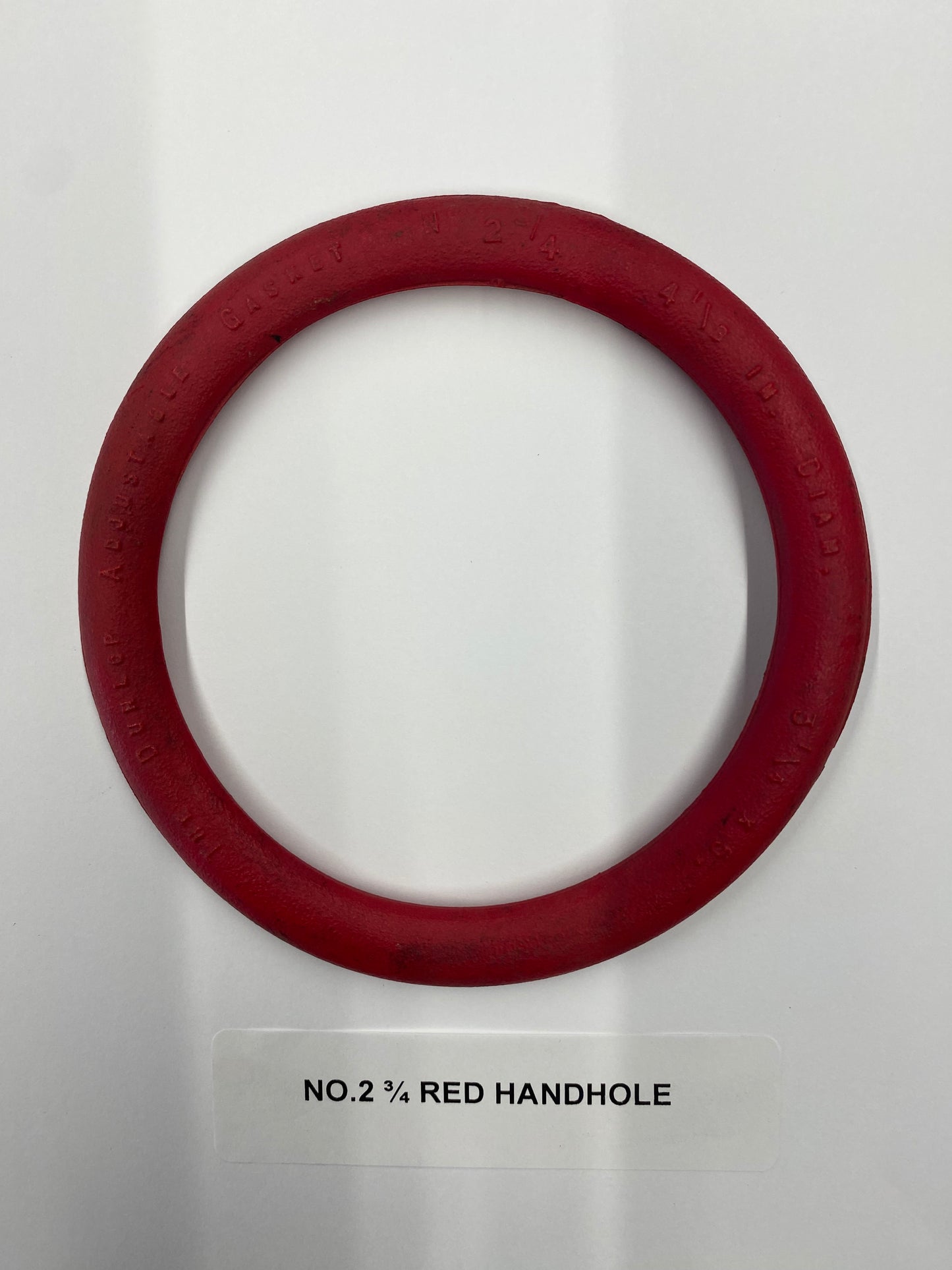 Dunlop No. 2 3/4 Red Rubber Handhole (DUN275RHH)