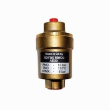 Spirax Sarco AE30A 1/2" NPT AIR ELIMINATOR COMPLETE WITH CHECK VALVE, BRASS