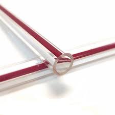 Schott Duran Gauge Glass 5/8" OD Red Line High Pressure