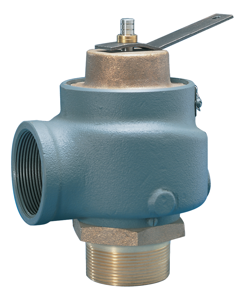 KUNKLE SAFETY VALVE 2.5X 2.5" LOW PRESSURE STEAM BOILER SECTION IV SAFETY VALVE AT 15 PSI