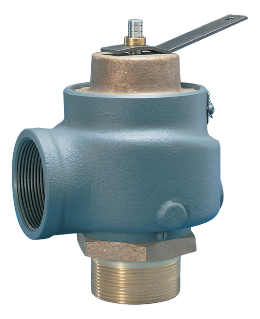 KUNKLE SAFETY VALVE 2.5X 2.5" LOW PRESSURE STEAM BOILER SECTION IV SAFETY VALVE AT 15 PSI