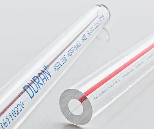 Schott Duran Gauge Glass 5/8" OD Heavy Wall Red Line