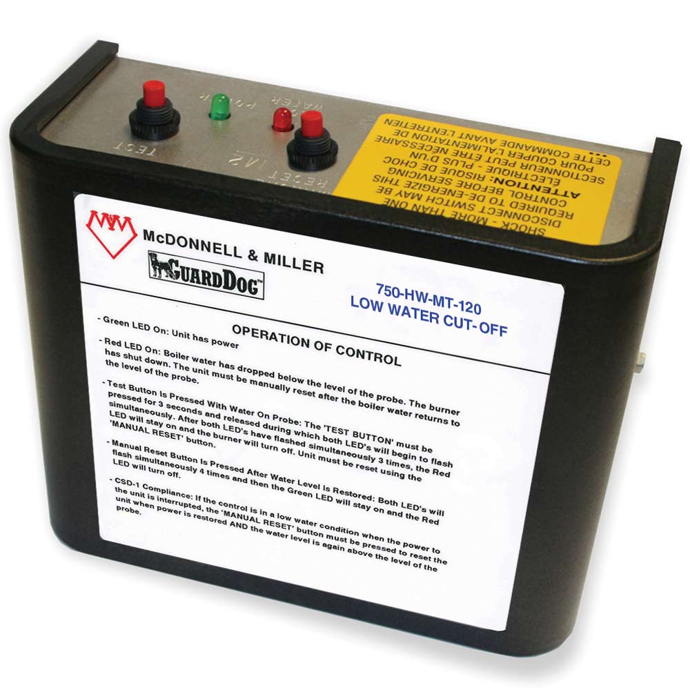 McDonnell Miller (176236) 750-HW-MT-120 Low Water Cut-Off with Manual Reset